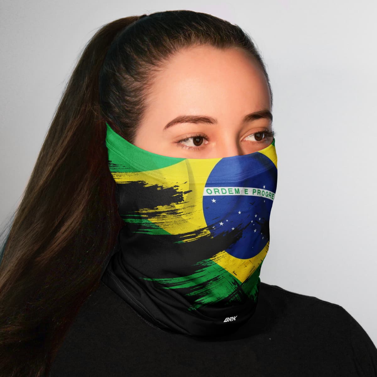 Bandana Brasil com Proteção Solar UV50