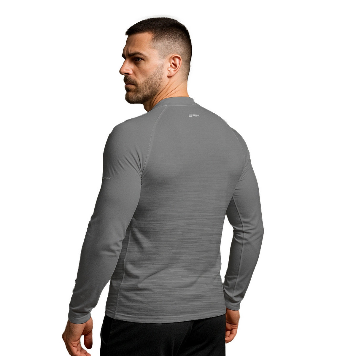 Camisa Segunda Pele Brk Clean Mescla Cinza Escuro com Proteção UV50 - Brk Agro