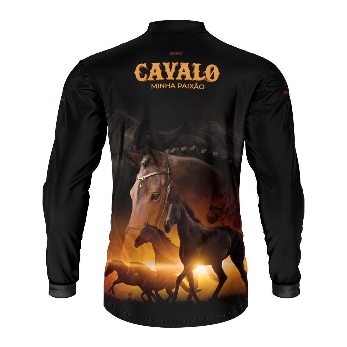 Camisa Agro Brk Eu Sou do Agro Cavalos Minha Paixão 2 com Proteção UV50