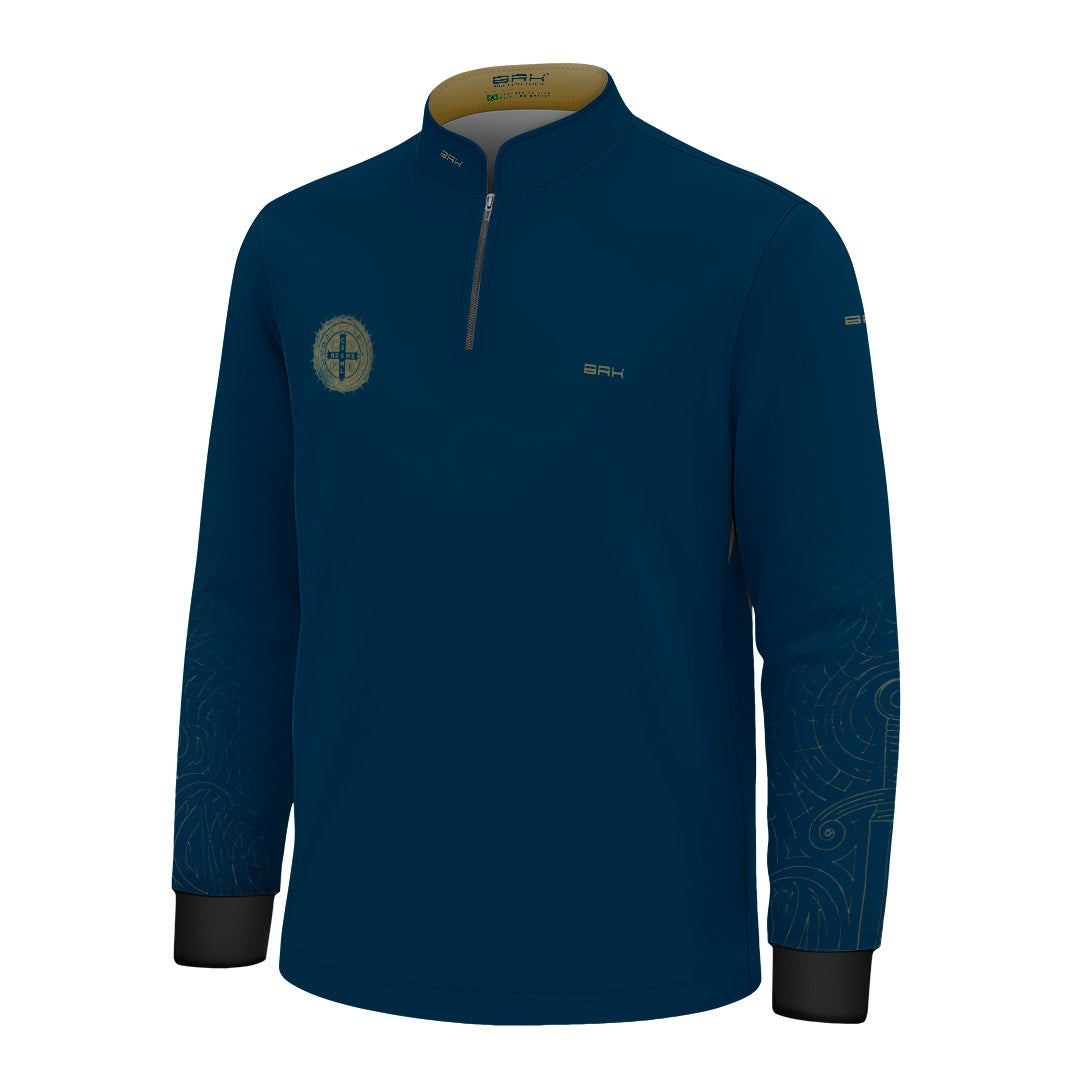 Camisa Agro Infantil Brk São Bento Medalha Dourada com Proteção UV50+