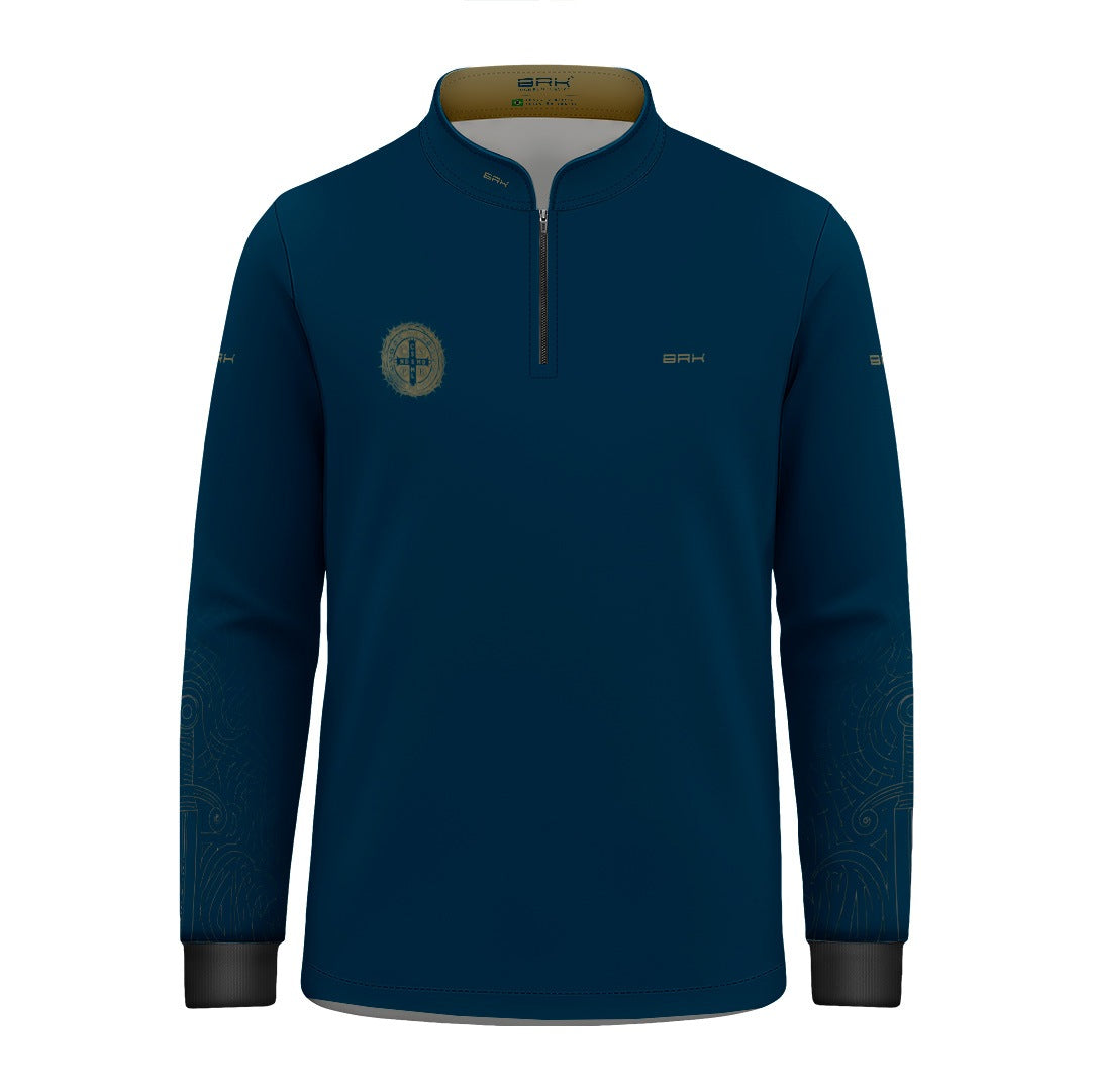 Camisa Agro Infantil Brk São Bento Medalha Dourada com Proteção UV50+