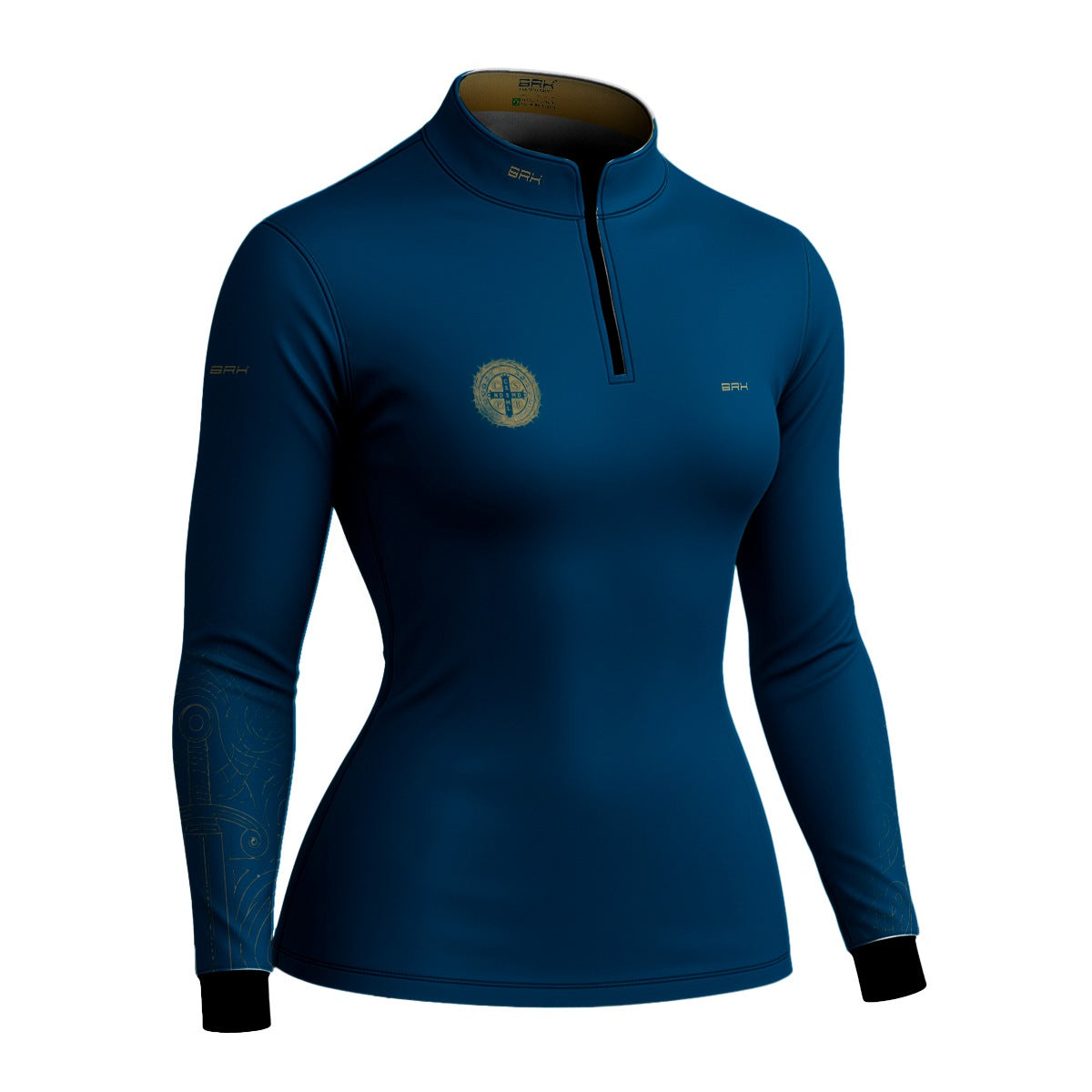 Camisa Agro Feminina Brk São Bento Medalha Dourada com Proteção UV50+