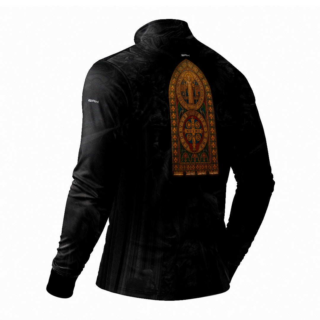 Camisa Agro Brk São Bento Vitral Preta com Proteção UV50+