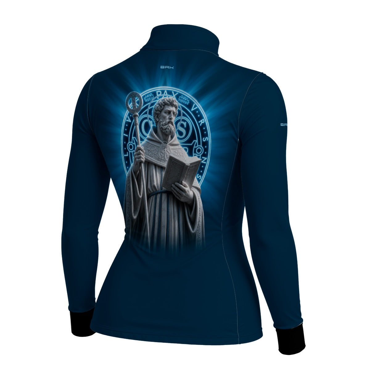 Camisa Agro Feminina Brk São Bento Azul com Proteção UV50+