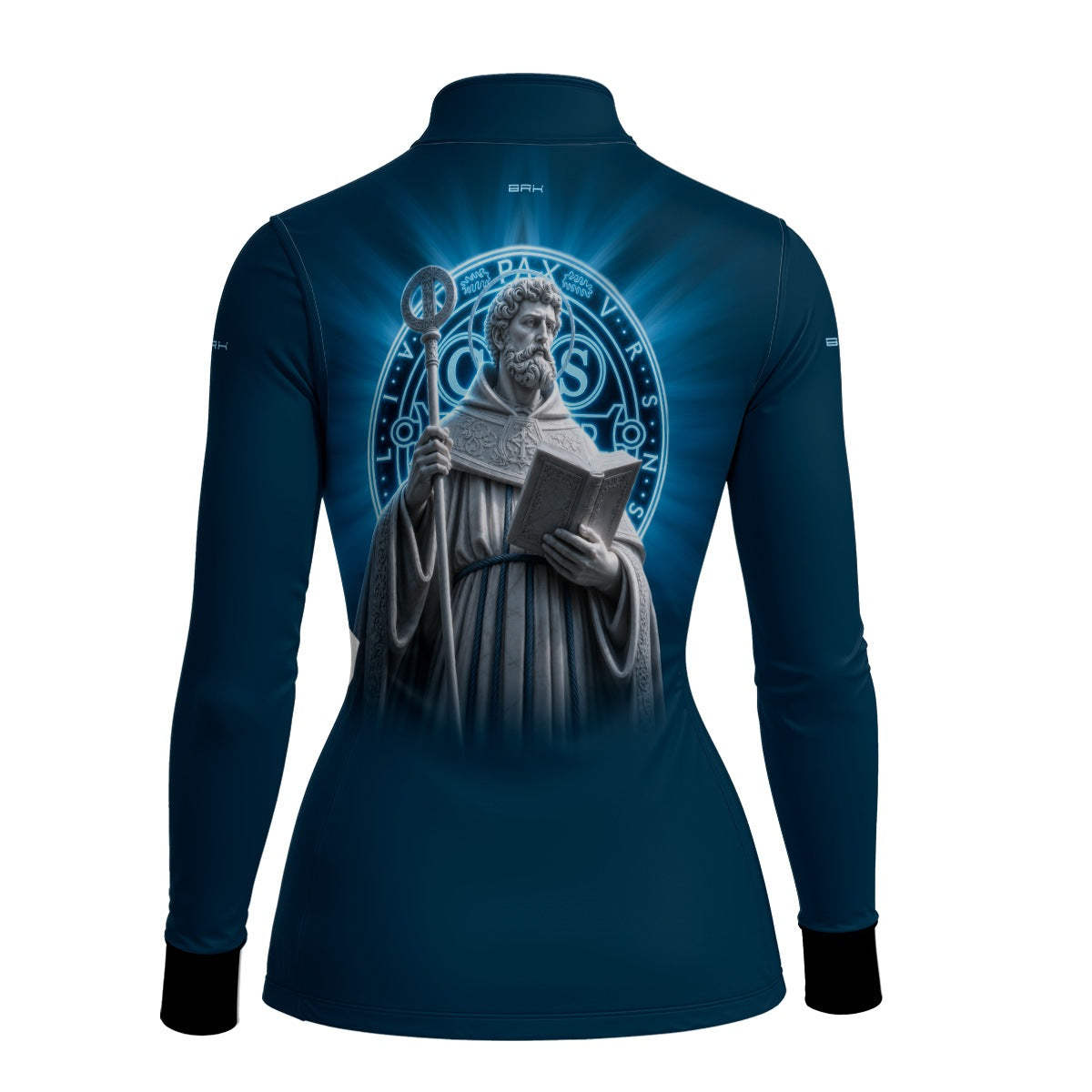 Camisa Agro Feminina Brk São Bento Azul com Proteção UV50+