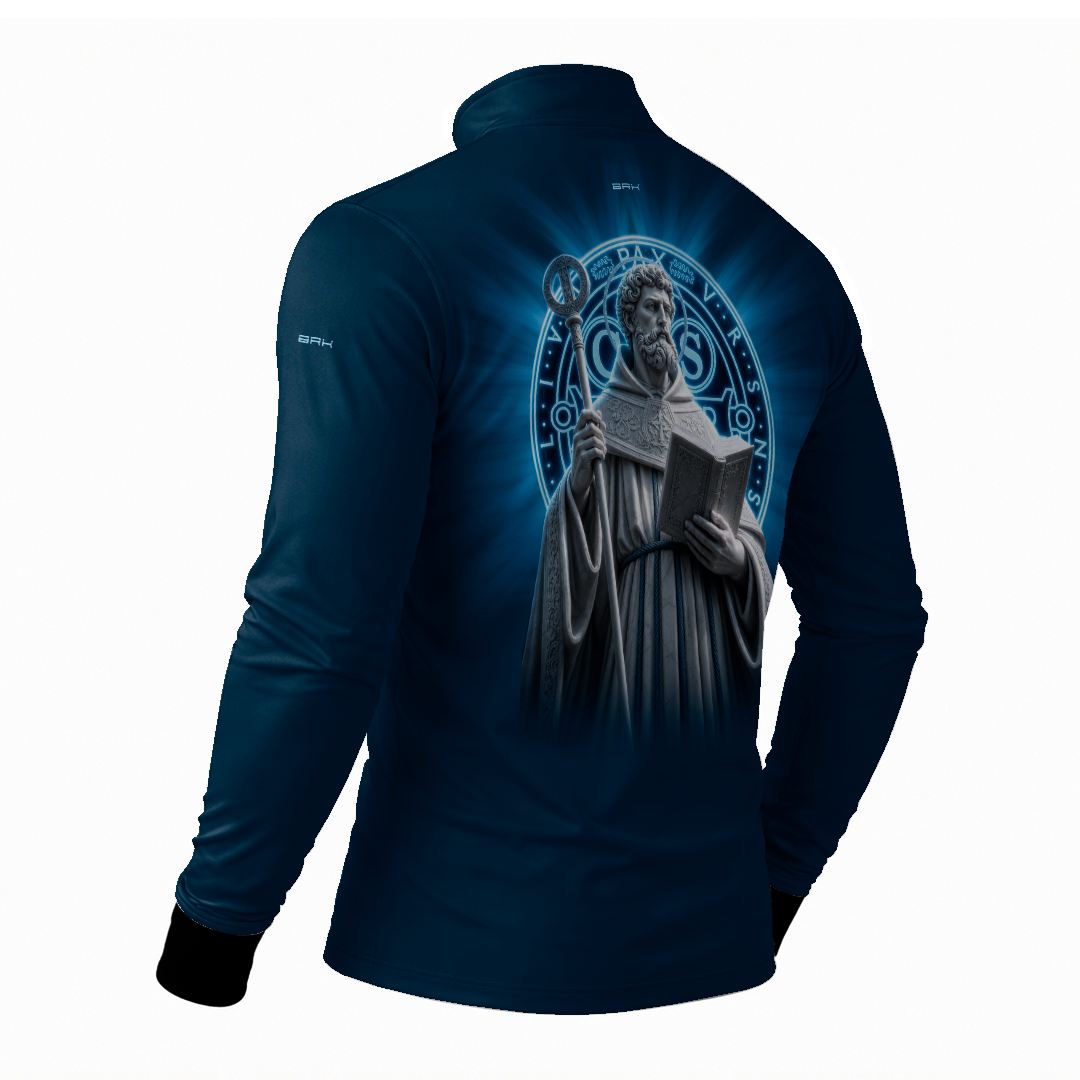 Camisa Agro Brk São Bento Azul com Proteção UV50+ - Brk Agro