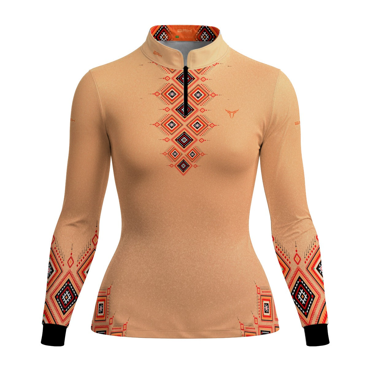 Camisa Feminina Apache Laranja com UV50