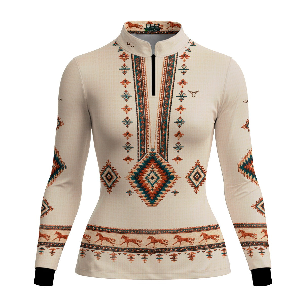 Camisa Feminina Apache Creme com UV50