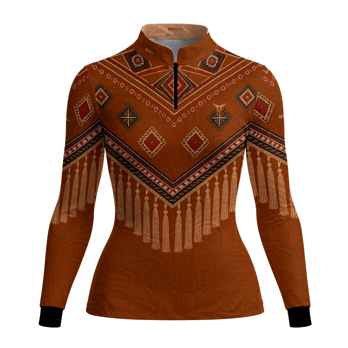 Camisa Brk Agro Feminina Apache Franjas com UV50+