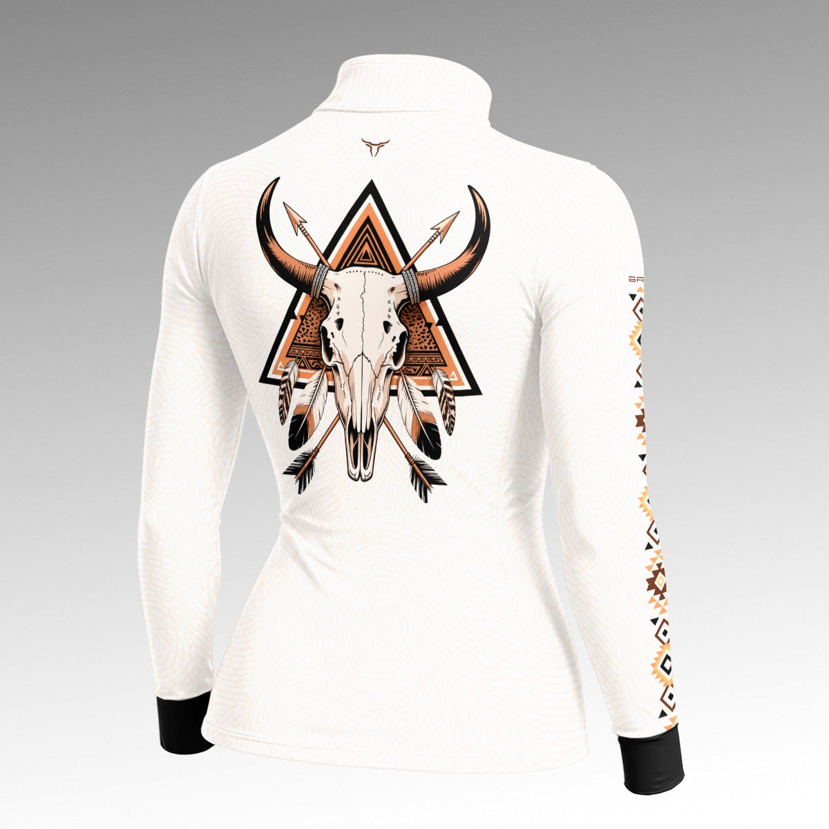 Camisa Feminina Branca Longhorn Apache com UV50