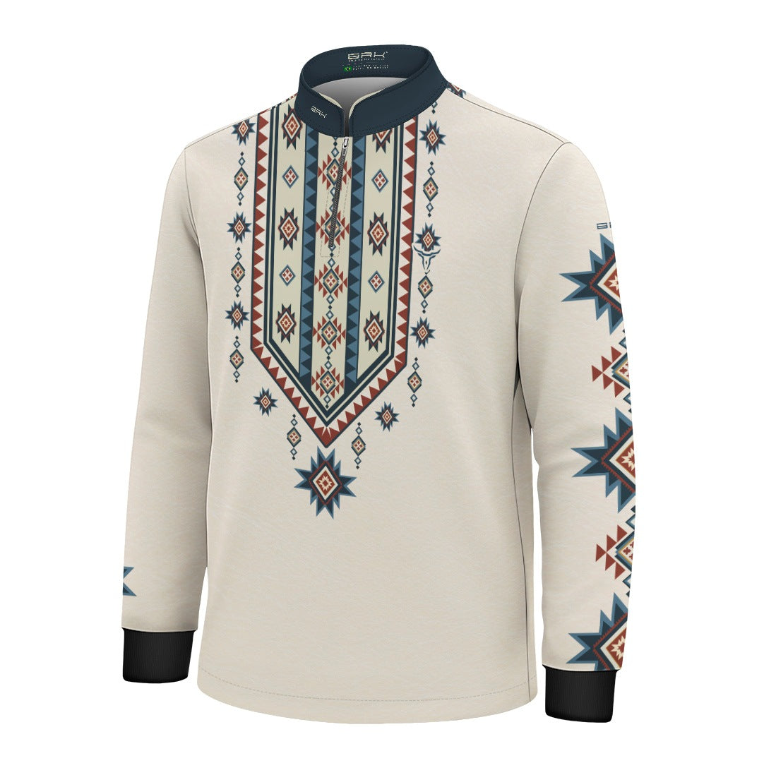 Camisa Infantil Longhorn Apache Branca com UV50