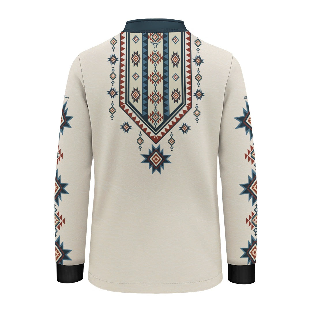 Camisa Infantil Longhorn Apache Branca com UV50