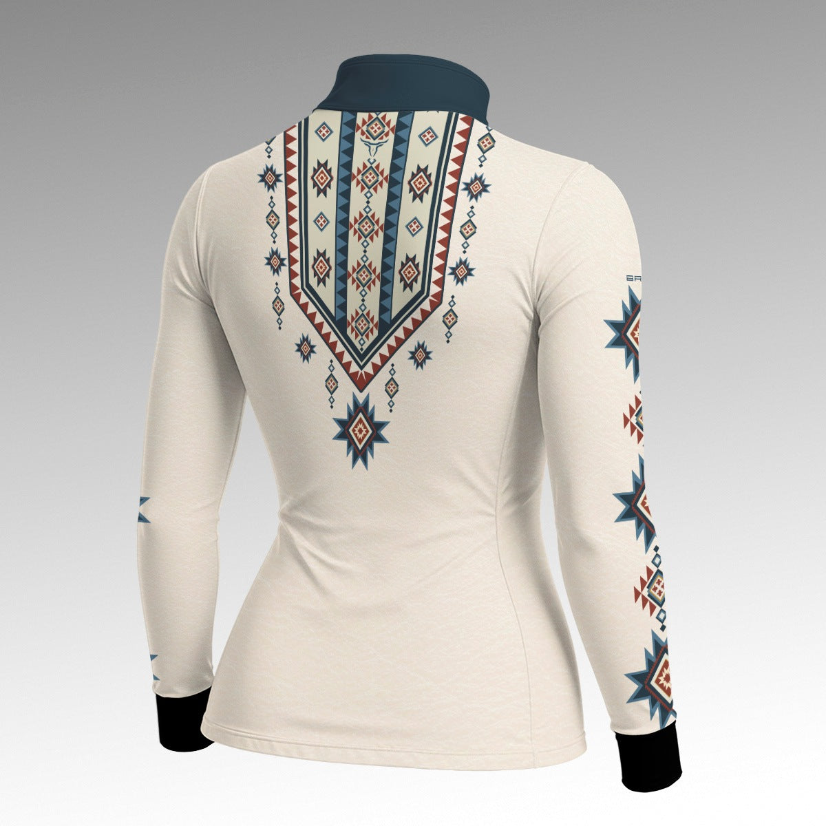 Camisa Feminina Longhorn Apache Branca com UV50 - Brk Agro