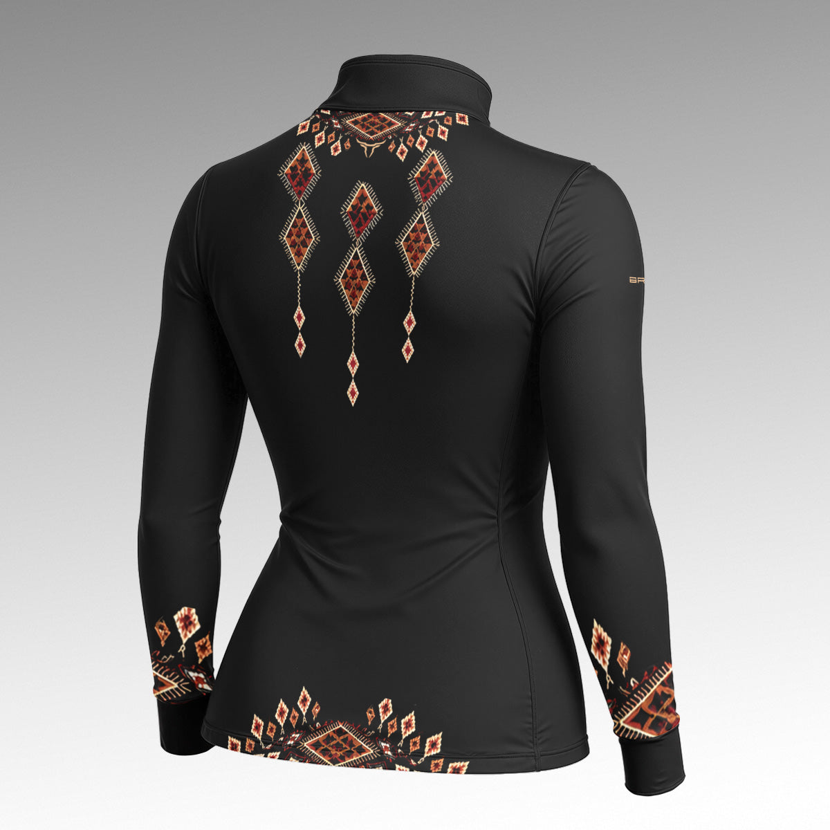 Camisa Brk Agro Feminina Apache Preto com UV50+ - Brk Agro