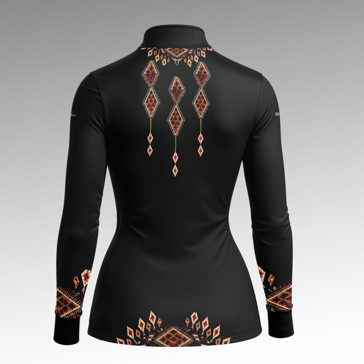 Camisa Brk Agro Feminina Apache Preto com UV50+ - Brk Agro