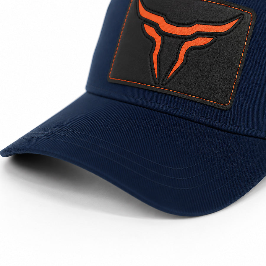 Boné Taurus Azul e Laranja - Brk Agro