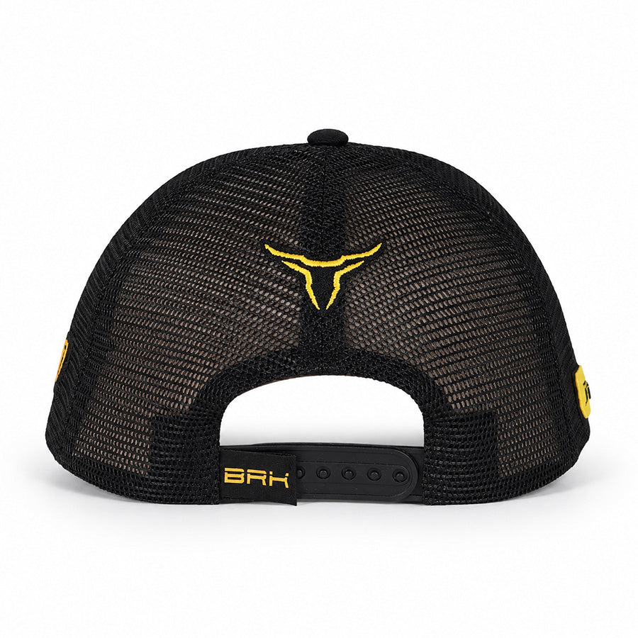 Boné São Bento Preto e Amarelo - Brk Agro