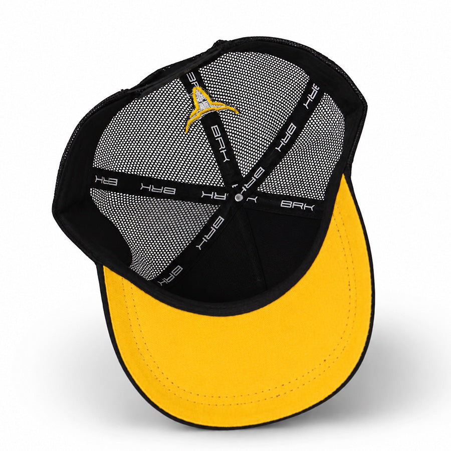 Boné São Bento Preto e Amarelo - Brk Agro