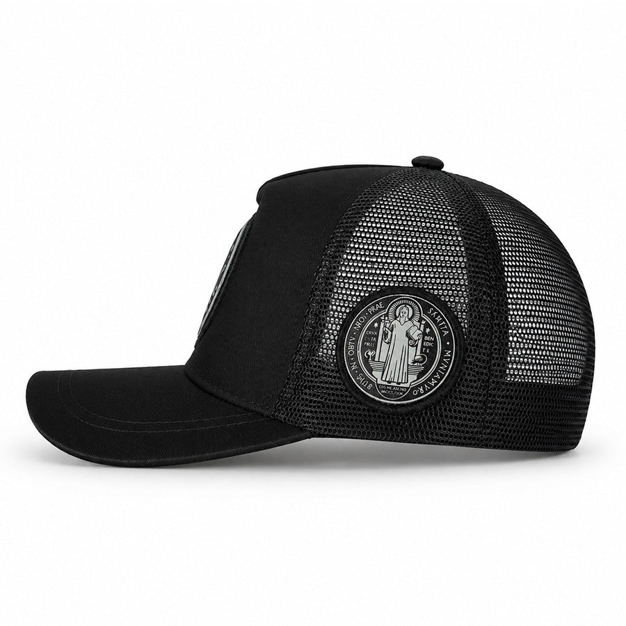 Boné São Bento Preto e Branco - Brk Agro