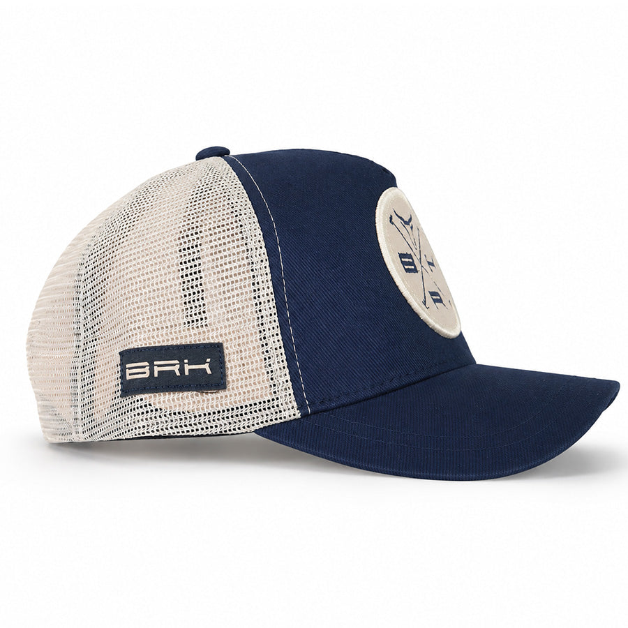 Boné Taurus Azul e Bege - Brk Agro