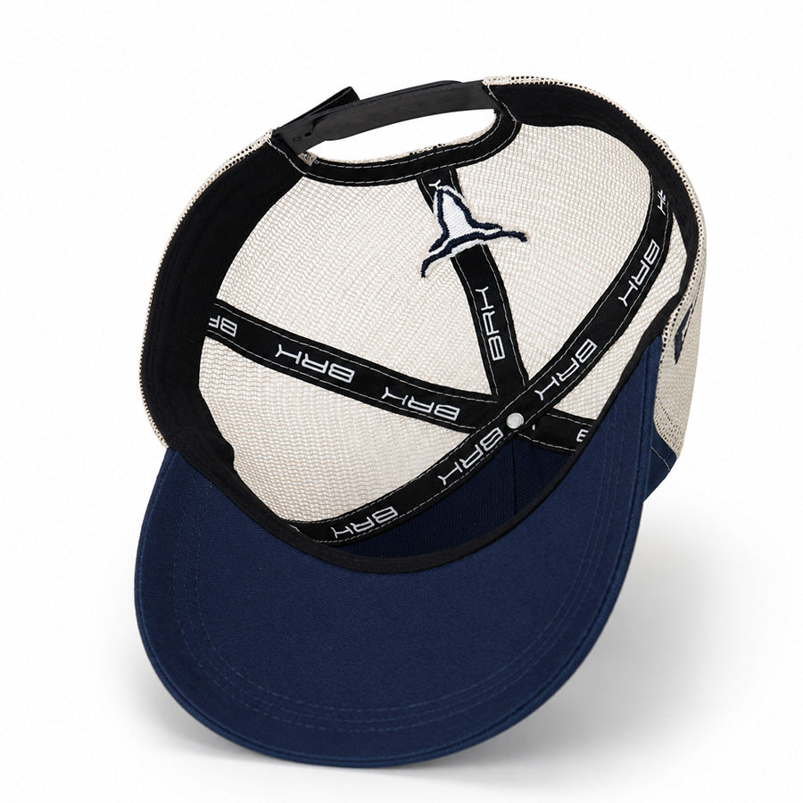 Boné Taurus Azul e Bege - Brk Agro