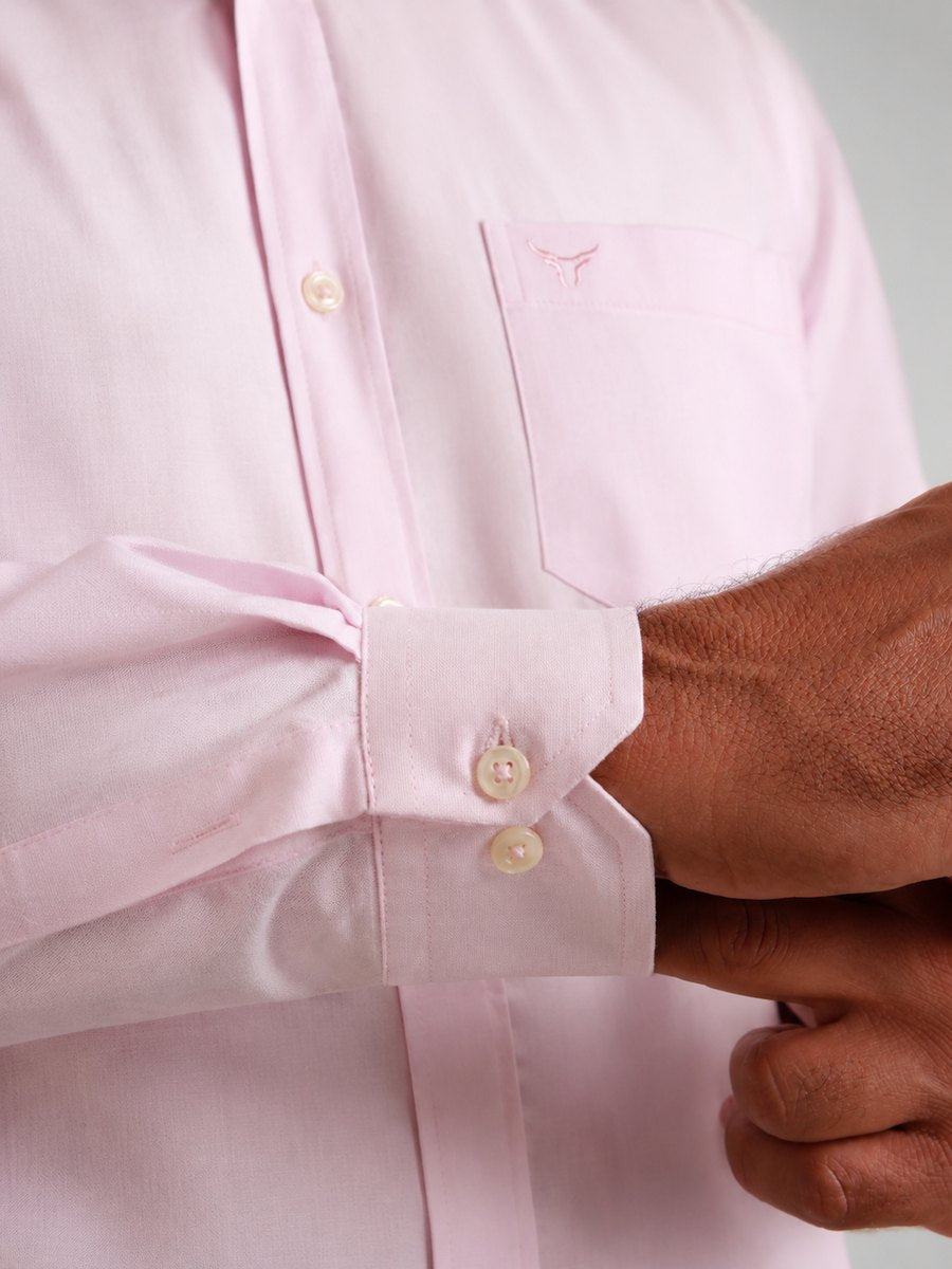 Camisa  BRK M/L Classic Rosa Bebe