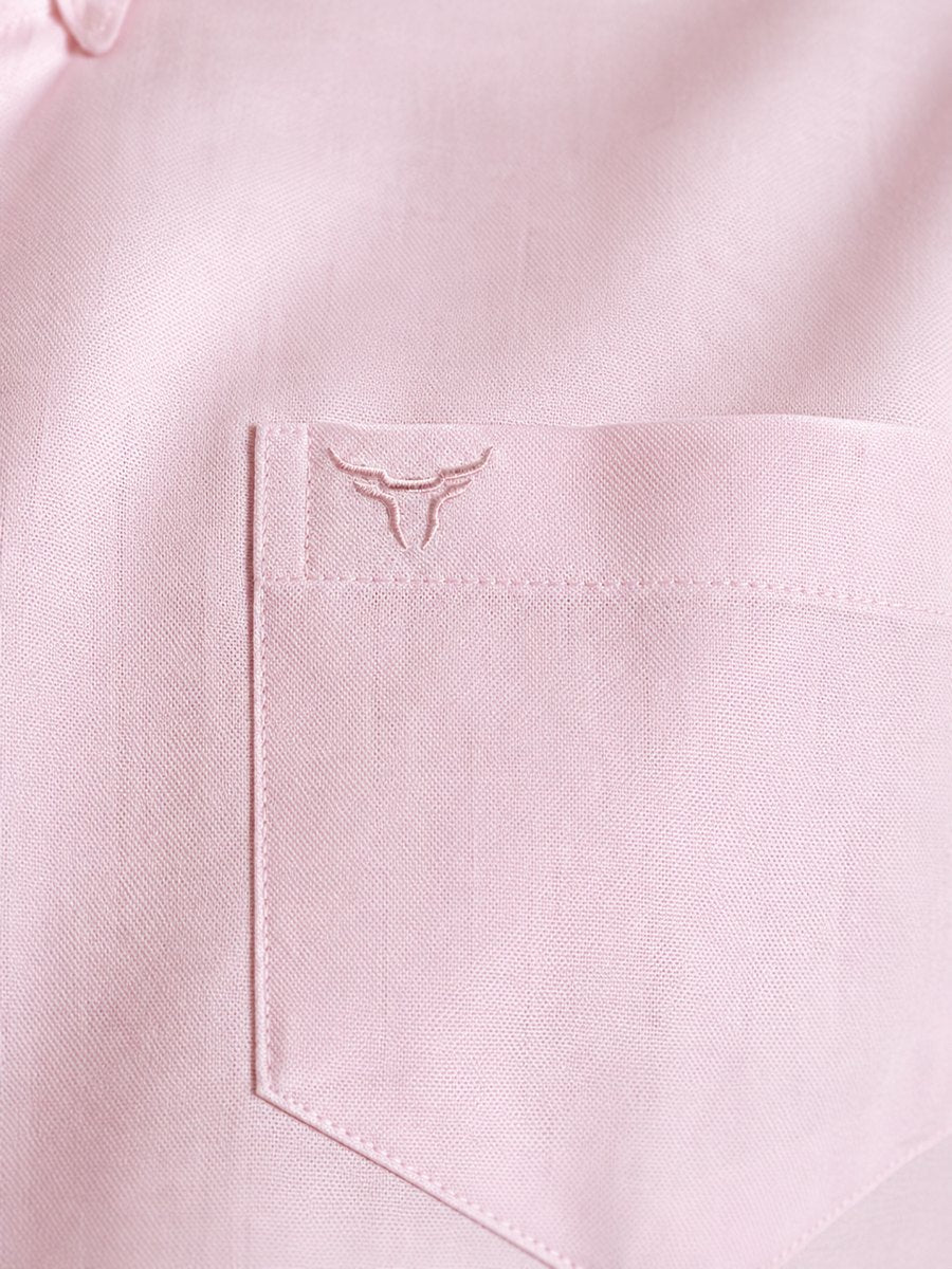 Camisa  BRK M/L Classic Rosa Bebe