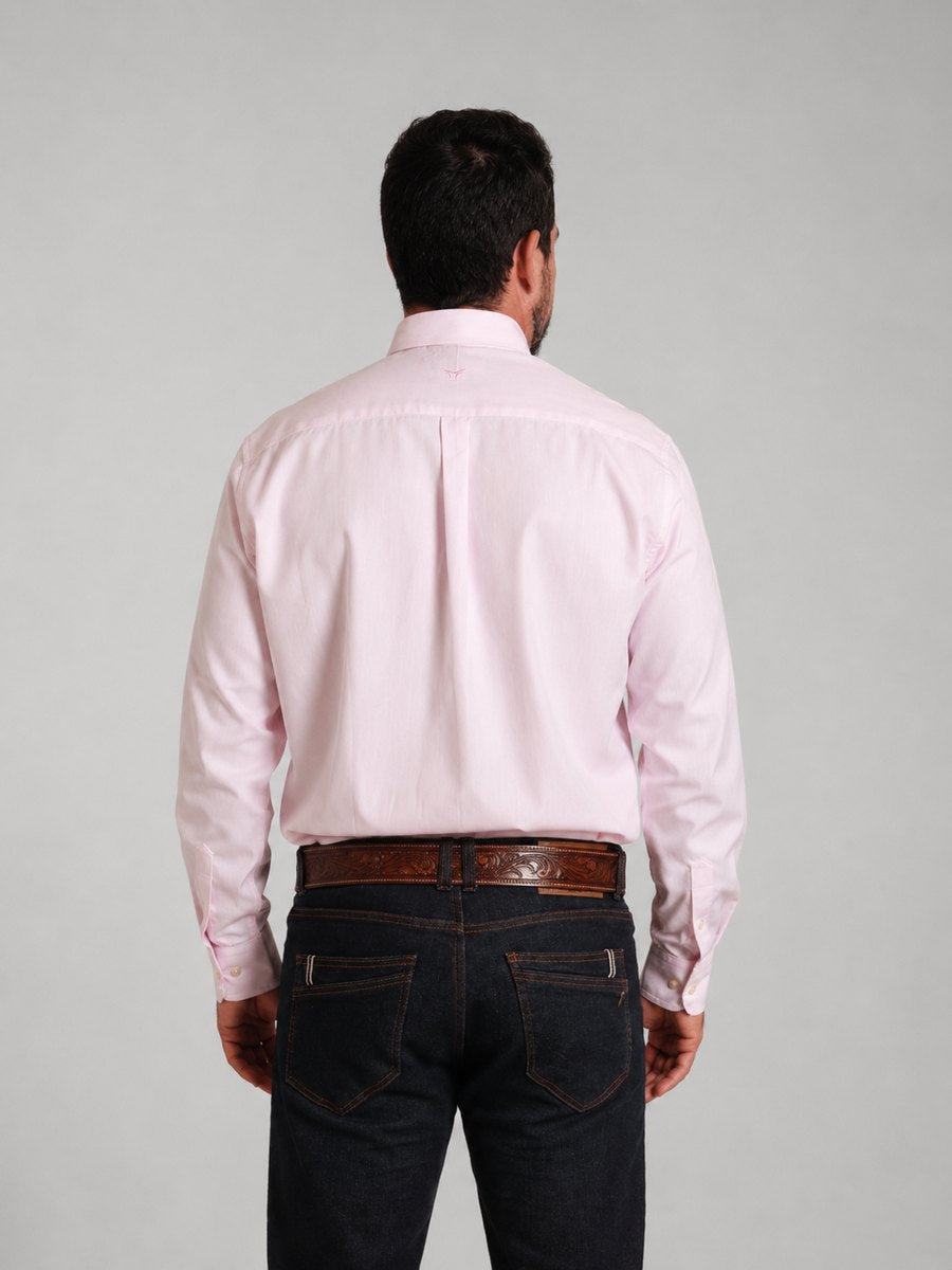 Camisa  BRK M/L Classic Rosa Bebe