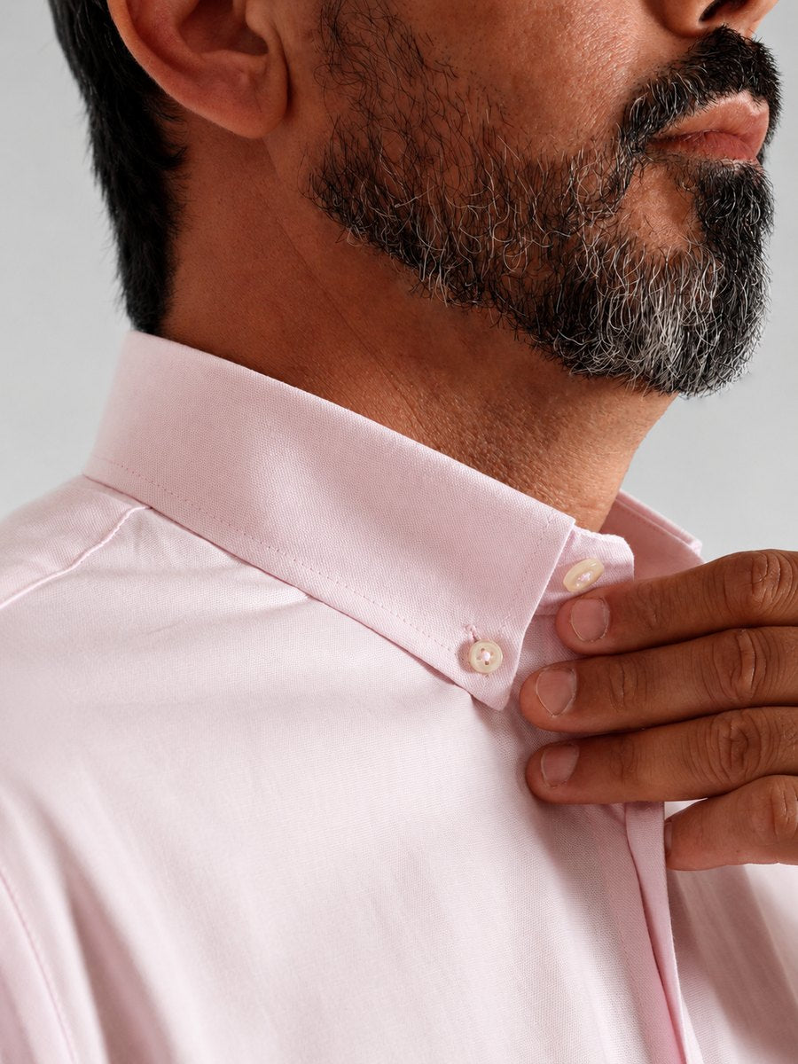 Camisa  BRK M/L Classic Rosa Bebe
