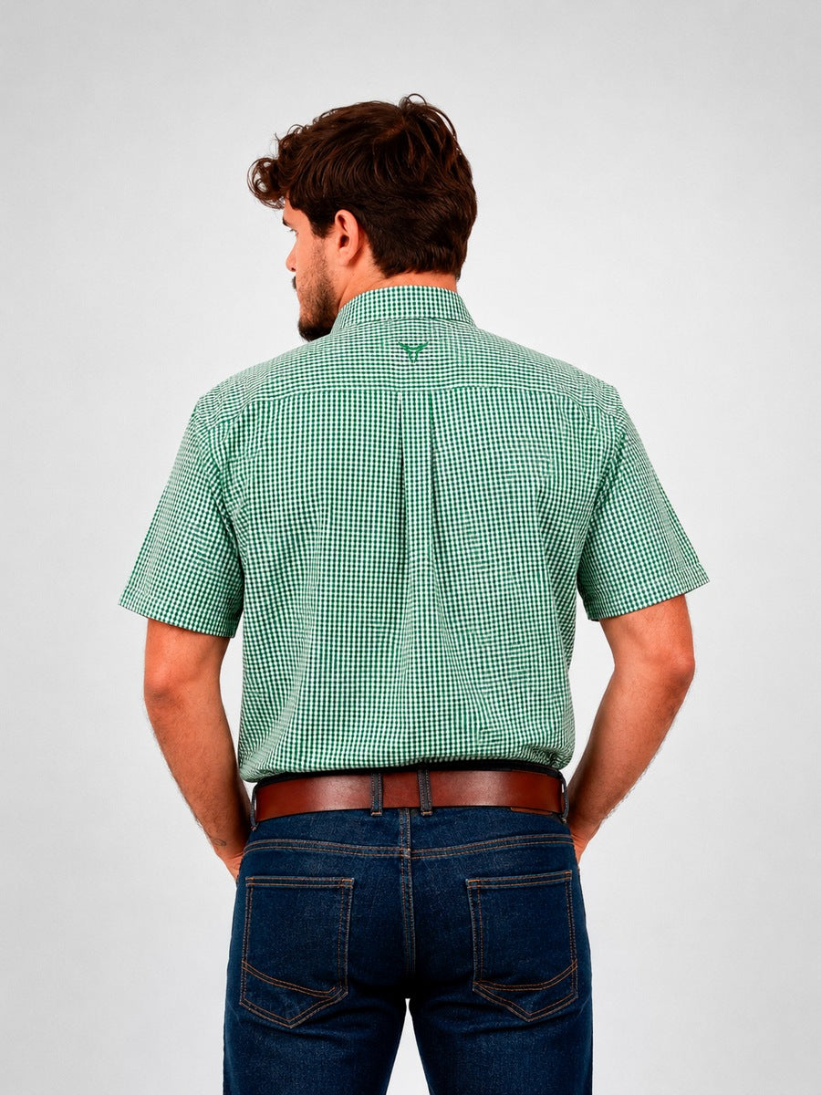 Camisa Brk M/C Western Verde Claro