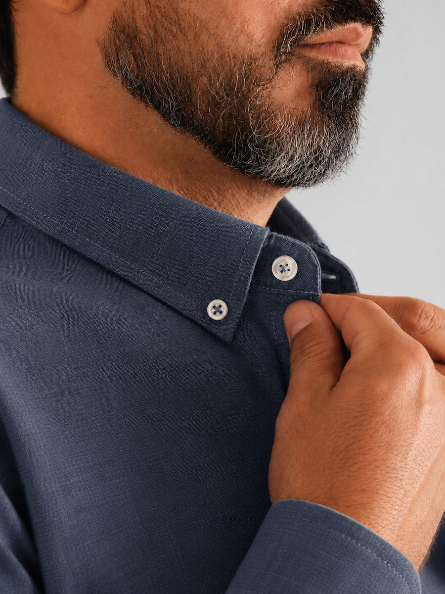 Camisa  BRK M/L Classic Jeans Claro