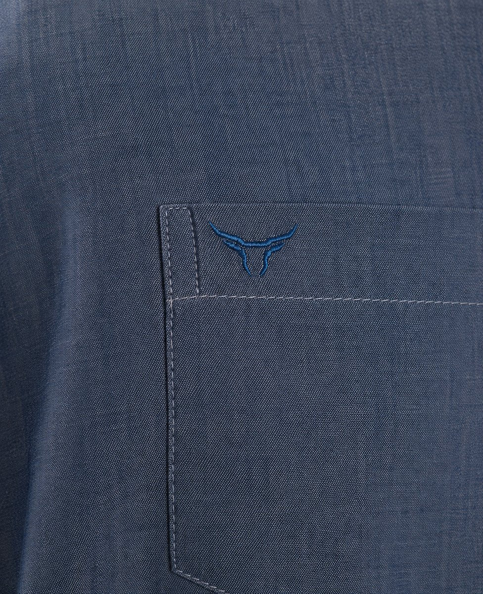 Camisa  BRK M/L Classic Jeans Claro