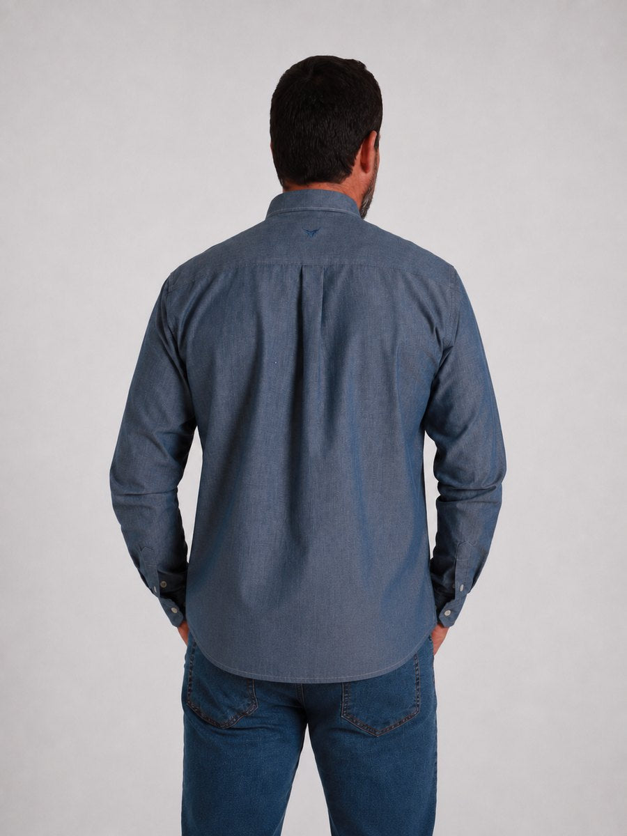 Camisa  BRK M/L Classic Jeans Claro