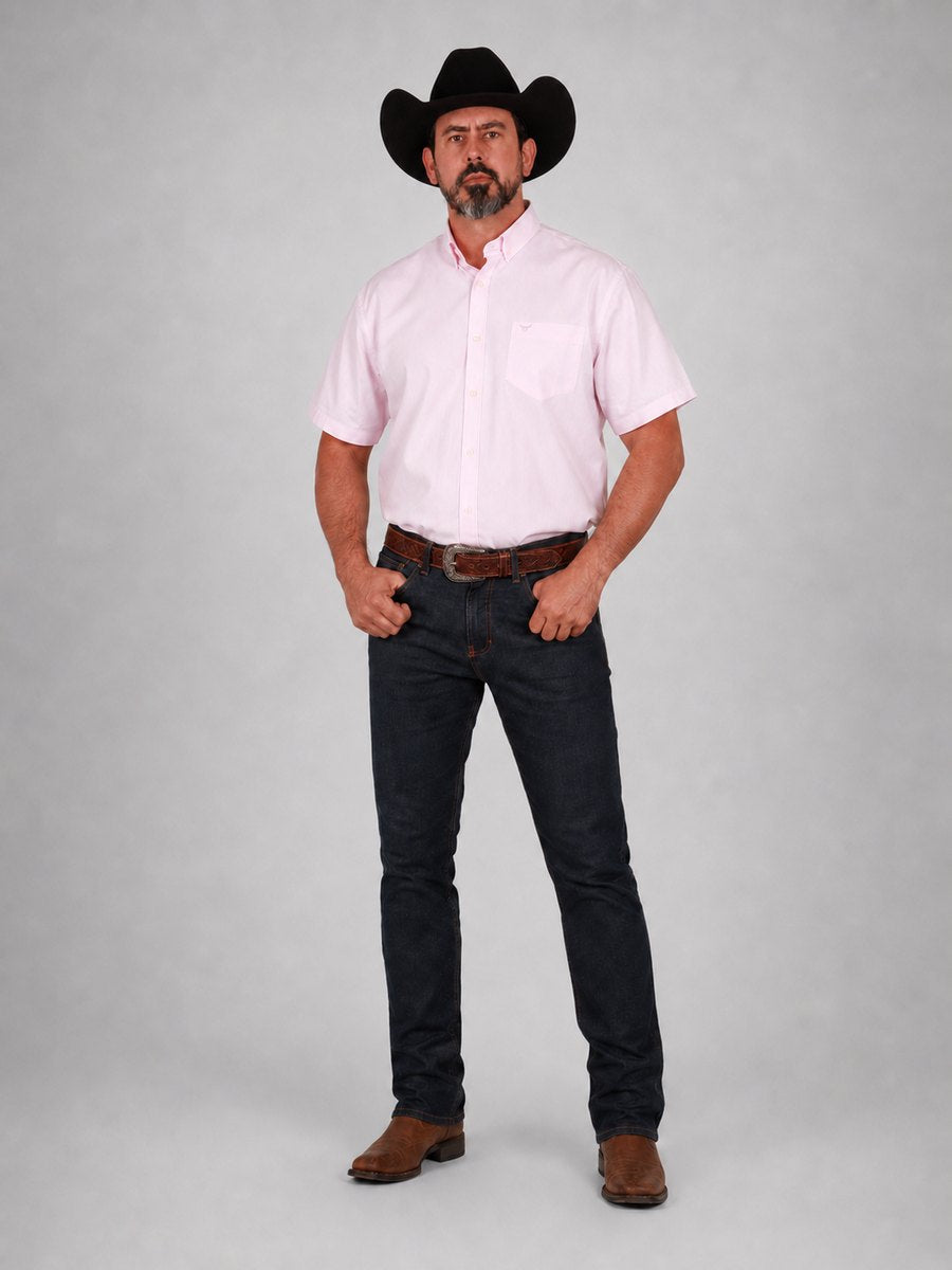 Camisa  BRK M/C Classic Rosa Bebe
