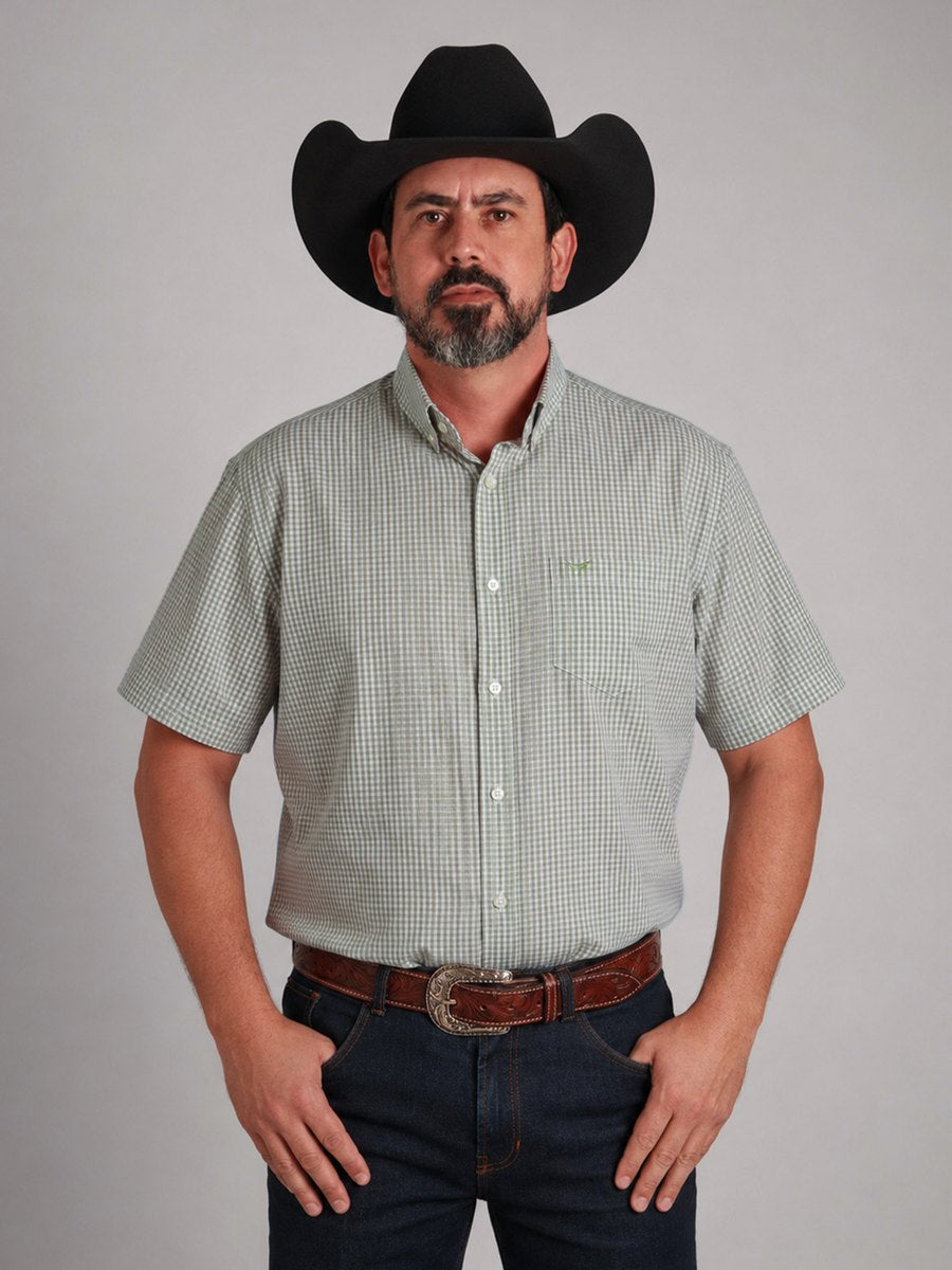 Camisa  BRK M/C Western Verde Band