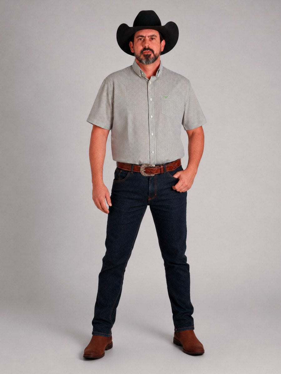 Camisa  BRK M/C Western Verde Band
