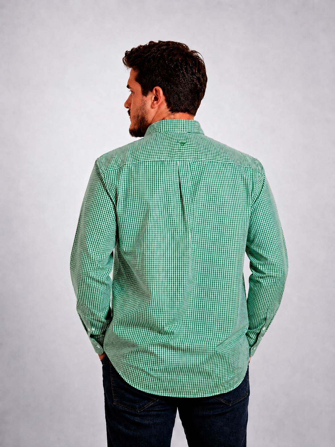 Camisa BRK M/L Western Verde Claro