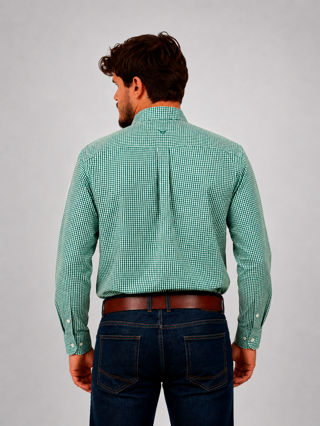 Camisa BRK M/L Western Verde Claro