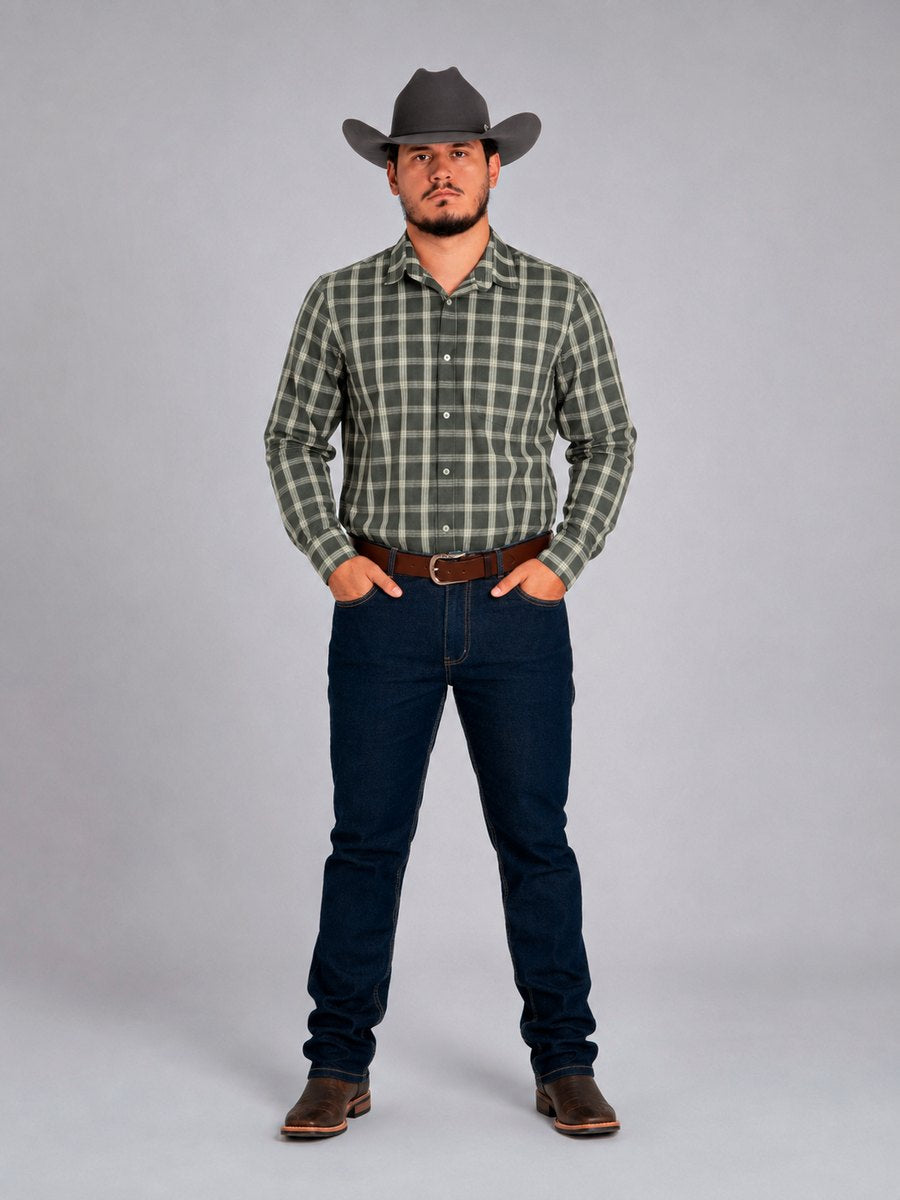Camisa  BRK M/L Ranch Verde Militar