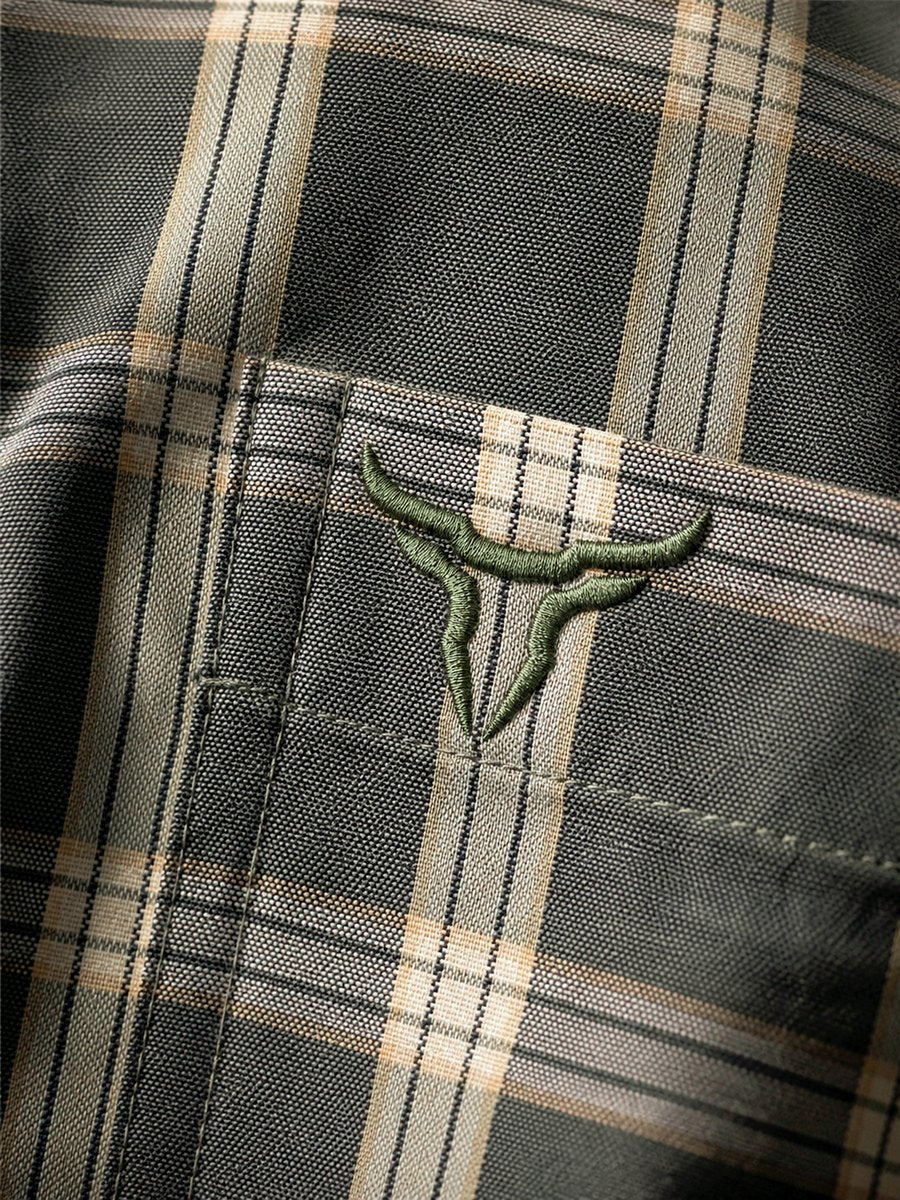 Camisa  BRK M/L Ranch Verde Militar