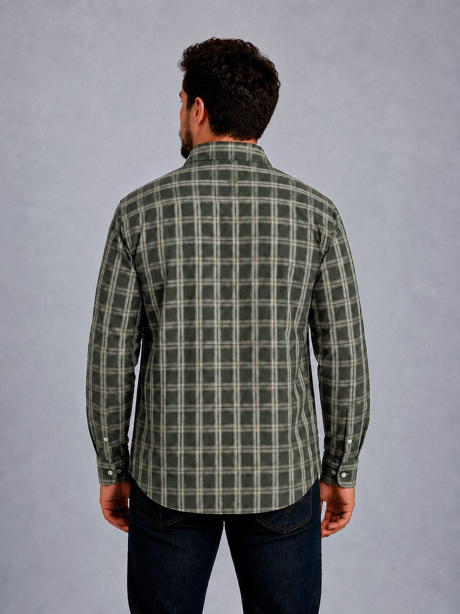 Camisa  BRK M/L Ranch Verde Militar