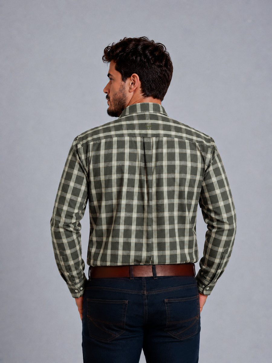 Camisa  BRK M/L Ranch Verde Militar