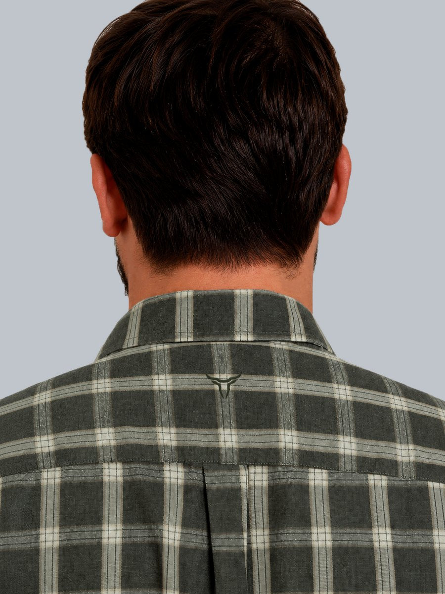 Camisa  BRK M/L Ranch Verde Militar