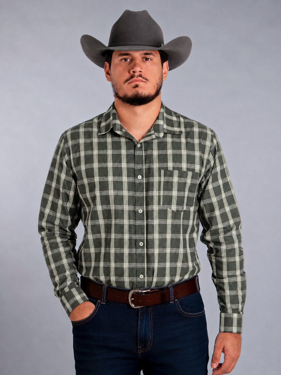 Camisa  BRK M/L Ranch Verde Militar