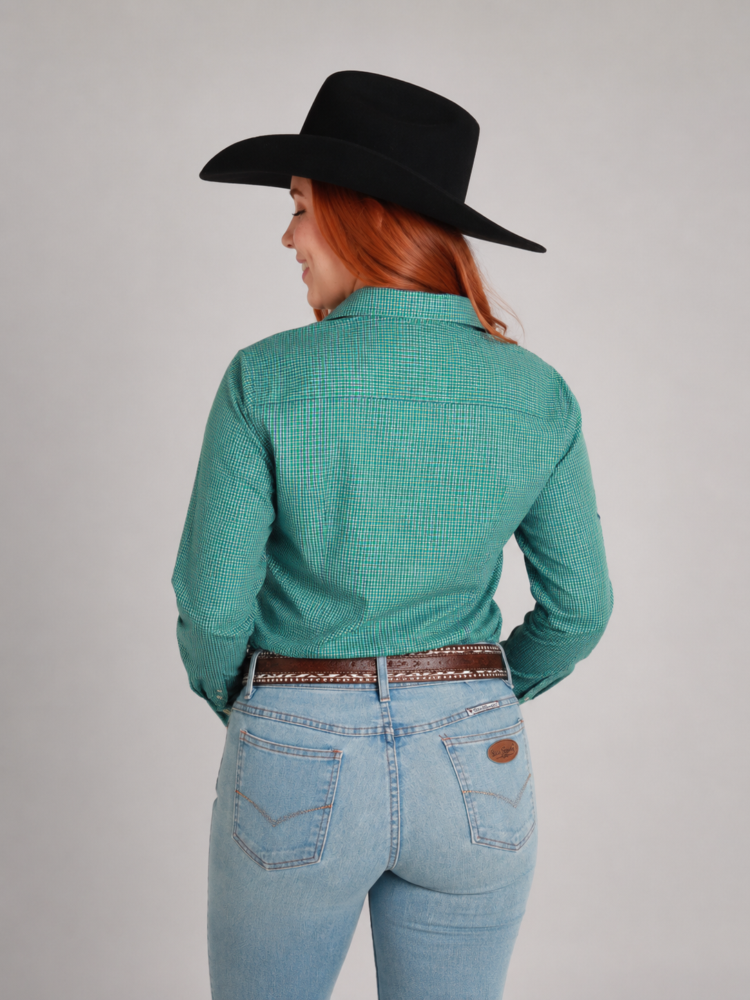 Camisa Feminina BRK M/L Classic Verde Turquesa
