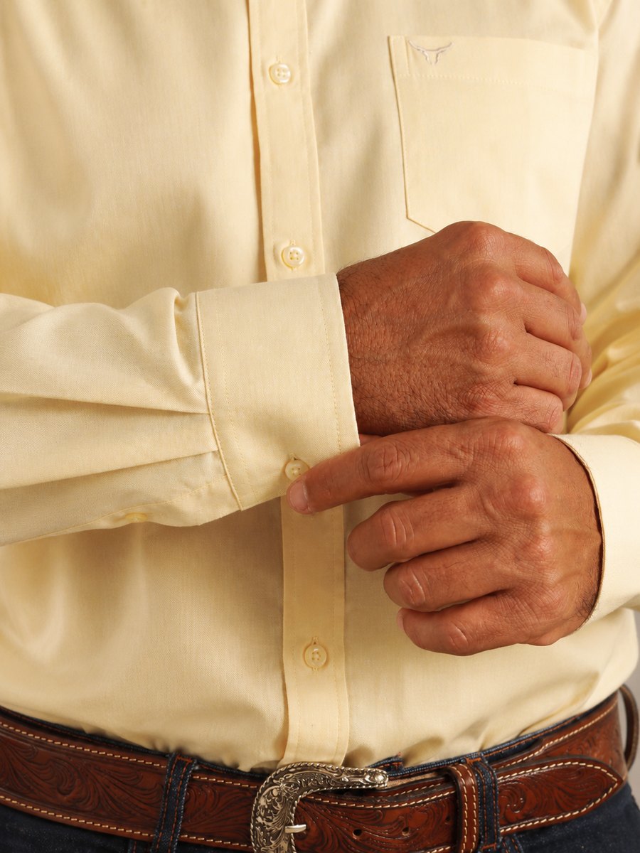Camisa Xadrez Classic Amarelo Manteiga - Manga Longa - Brk Agro