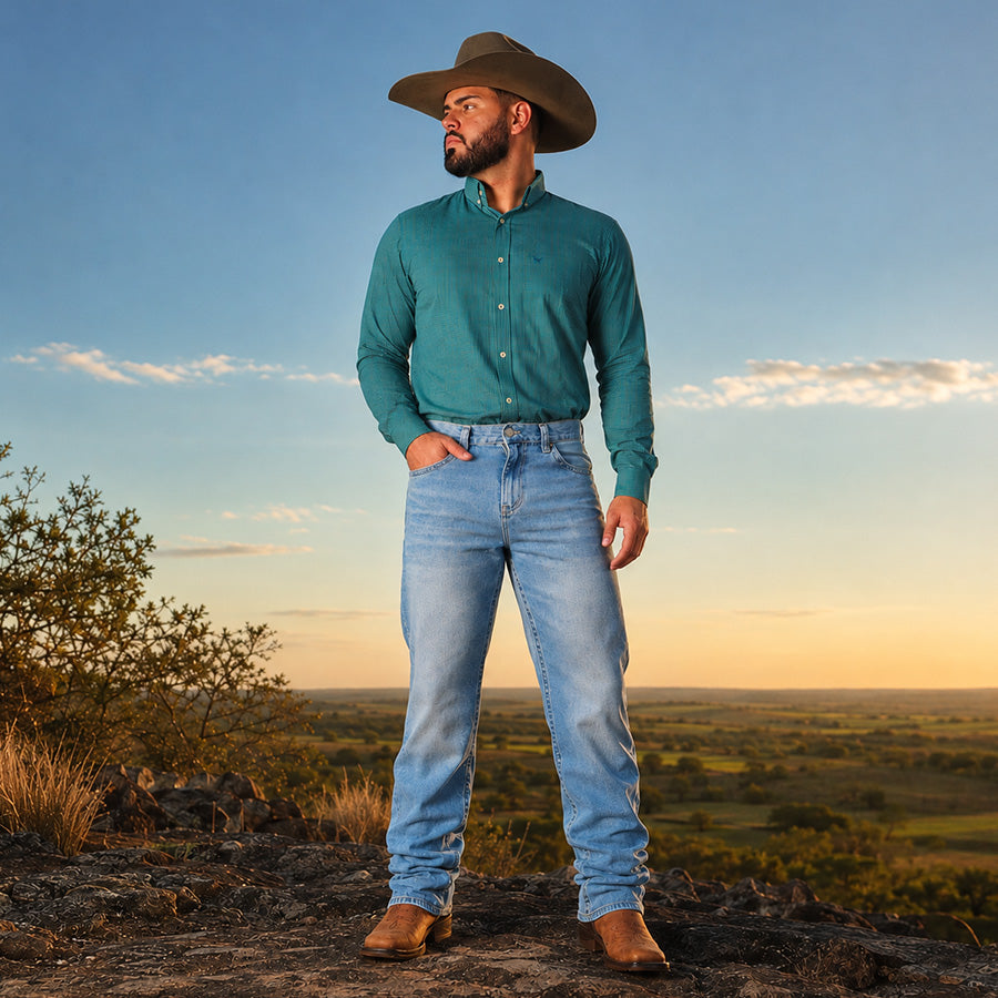 Calça Jeans Western Denim - Masculina