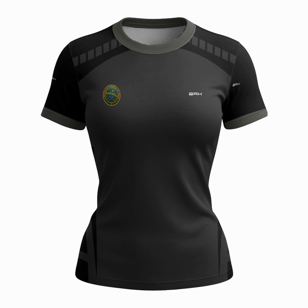Camiseta Feminina Brasão Nacional Brasil Imperial com Proteção UV50