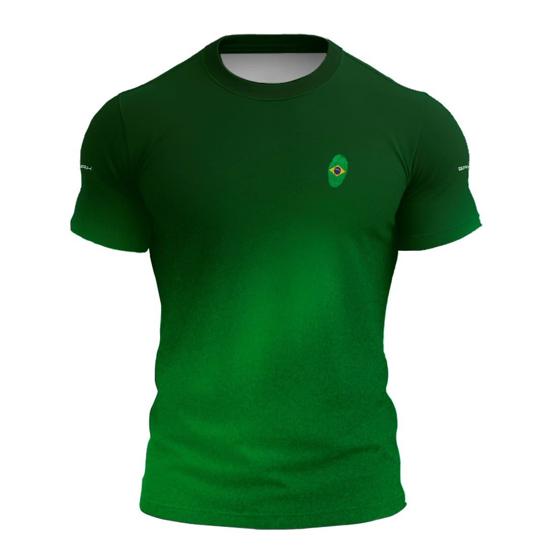 Camiseta Digital Brasileira Verde com Proteção UV50