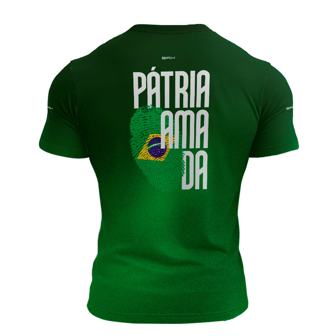 Camiseta Digital Brasileira Verde com Proteção UV50
